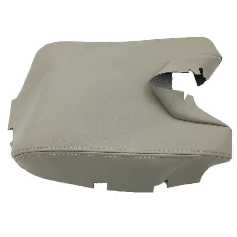 DSkoiph Center Console Lid Armrest Cover Leather Fit for 2009-2012 Acura TL Leather Part Only Gray - Image 2